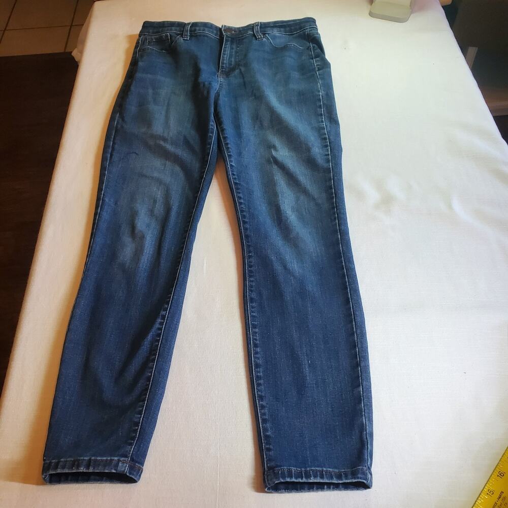 Buffalo David Bitton Womens Size 6 28 Mollie High Rise Skinny Stretch Jeans Dark